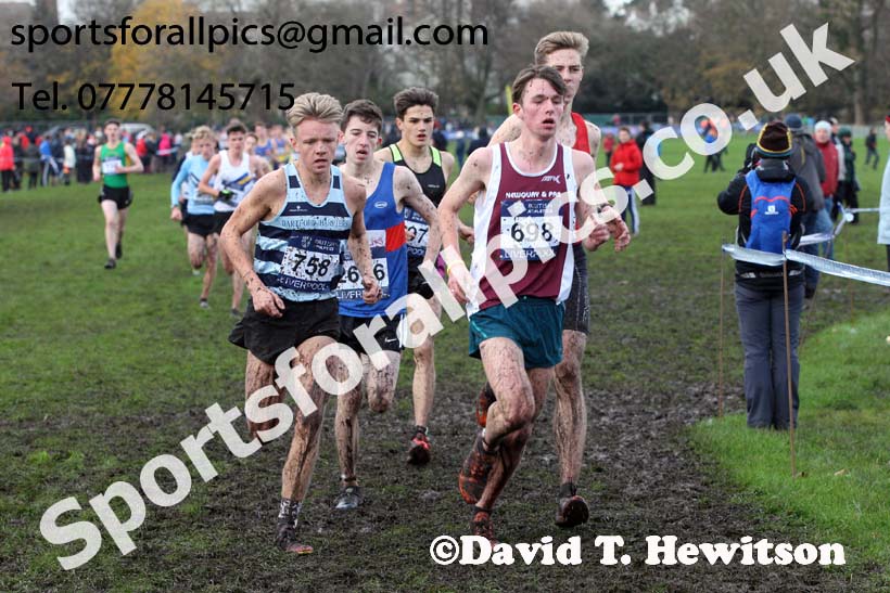 Mens under-17s  2017 British Athletics Liverpool Cross Challenge, Sefton Park, Liverpool. Photo:  David T. Hewitson/Sports for All Pics